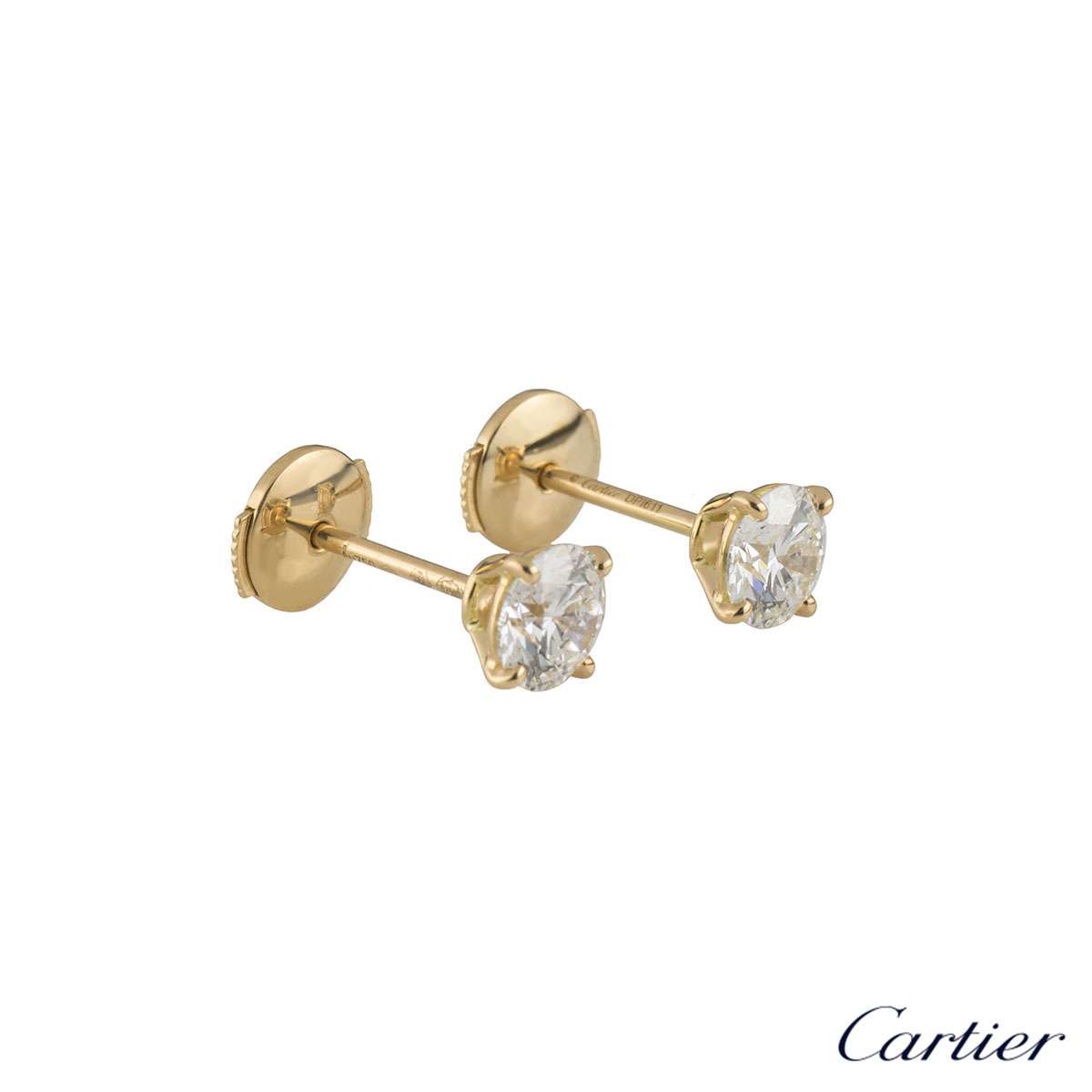 cartier 1895 diamond earrings price
